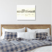 Steuart West Side Market en Mission Canvas Afdruk (Insitu (Slaapkamer))
