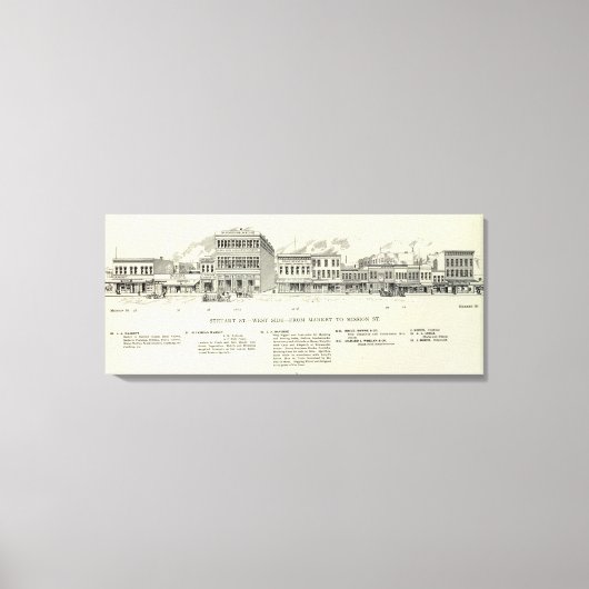 Steuart West Side Market en Mission Canvas Afdruk (Voorkant)