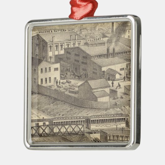 Steubenville Foundry and Machine Works Metalen Ornament (Links)