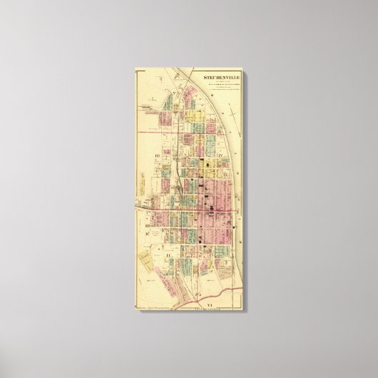 Steubenville, Ohio 2 Canvas Afdruk (Voorkant)