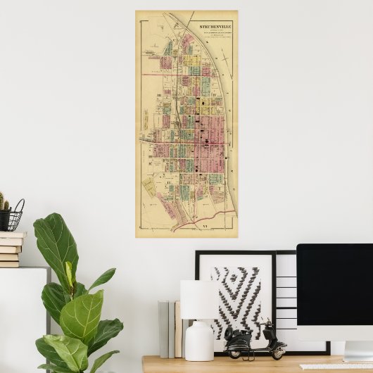 Steubenville, Ohio Poster (Thuiskantoor)