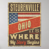 Steubenville Ohio Poster (Voorkant)