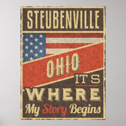 Steubenville Ohio Poster (Voorkant)