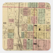 Steubenville, Ohio Vierkante Sticker (Voorkant)