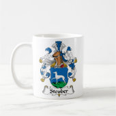 Steuber Family Crest Koffiemok (Links)