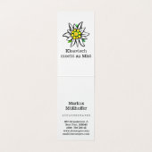 Steuerberater/consultant Visitekaartje (Binnenkant ongevouwen)