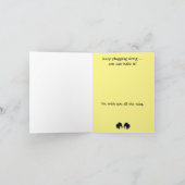 Steun aan een vriend, Aanmoediging Kaart (Binnen)