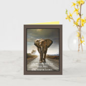 Steun aan een vriend, Aanmoediging Kaart (Gele Bloem)