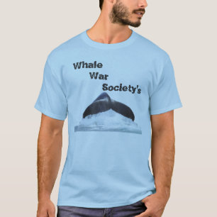 steun aan walvisoorlog t-shirt