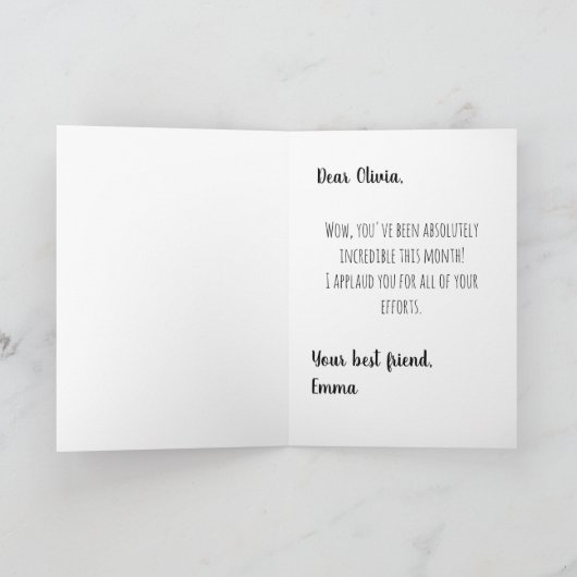 Steun Aanmoedigende Schattige Grappige Chili Kaart (Binnen)