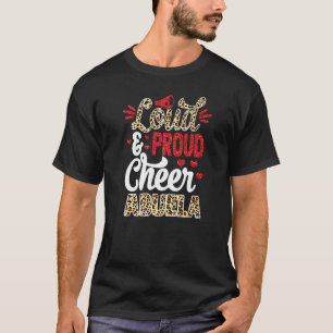 Steun Abuela Grootste Fan Luipaardprint En Pom Pom T-shirt