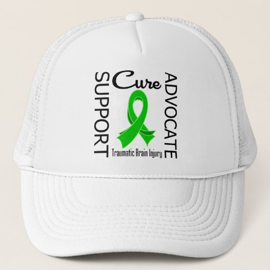 Steun Advocate Cure Traumatic Brain Letjury Trucker Pet (Voorkant)