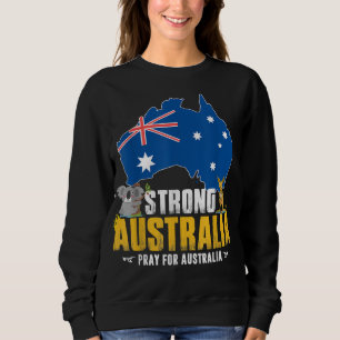 Steun Australië Sterk sparen koala Kangaroo Retro Trui