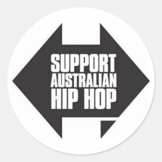 Steun Australische hiphop sticker