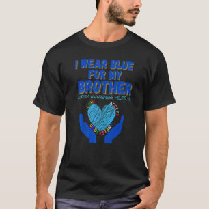 Steun Autisme Bewustzijn Ik Draag Blauw Voor Mijn T-shirt