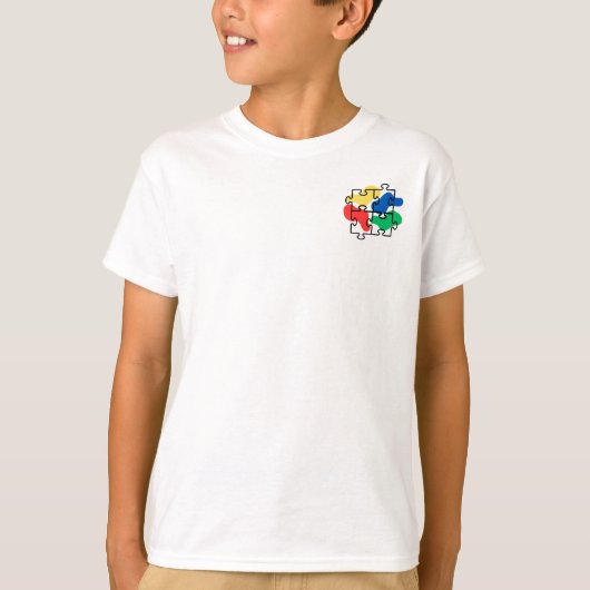 Steun Autisme T-Shirt (Voorkant)