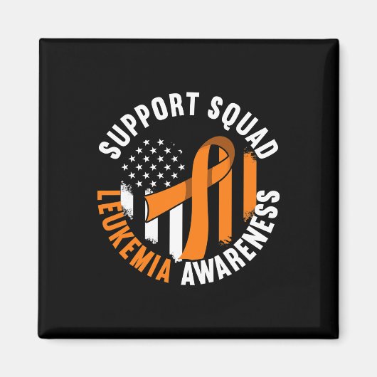 Steun Awareness Squad I Bloedcellen Kanker Leuke Magneet (Voorkant)
