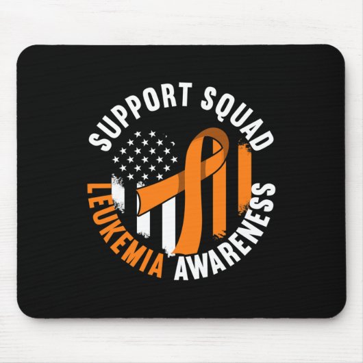 Steun Awareness Squad I Bloedcellen Kanker Leuke Muismat (Voorkant)