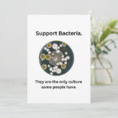 Steun Bacteria kaart (Staand voorkant)