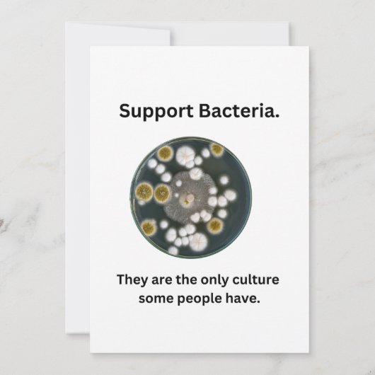 Steun Bacteria kaart (Achterkant)