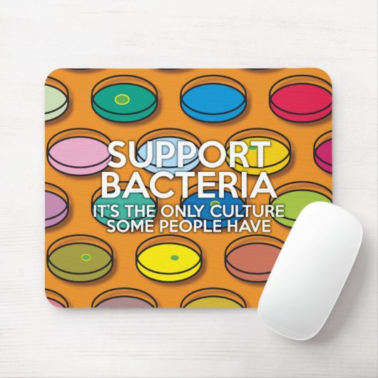 STEUN BACTERIËN Medische Wetenschap Muismat (Met muis)