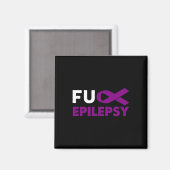 Steun bewustzijn epilepsie-overlevingscadeau magneet (Voorkant / Achterkant)