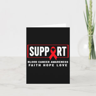 Steun Bloedkanker - Red Ribbon Bloedkanker AWA Kaart