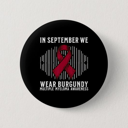 Steun Bloedkankerbewustzijn Multiple Myeloom Bewus Ronde Button 5,7 Cm (Voorkant)