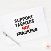 Steun boeren, geen frackers - Stickers (Envelop)