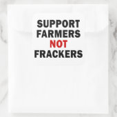 Steun boeren, geen frackers - Stickers (Tas)