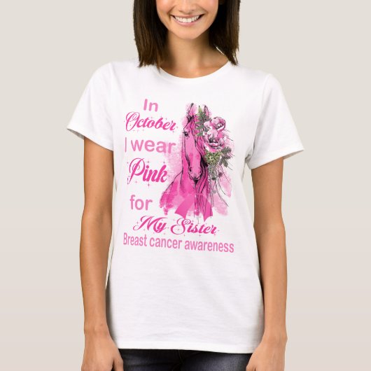 steun borstkankerzus Ik draag roze shirt (Voorkant)