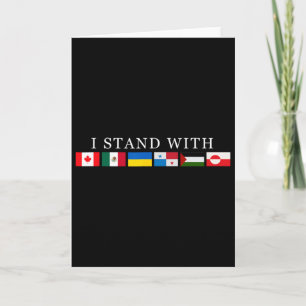 Steun Canada Groen Mexico Panama Gaza Oekraine Kaart