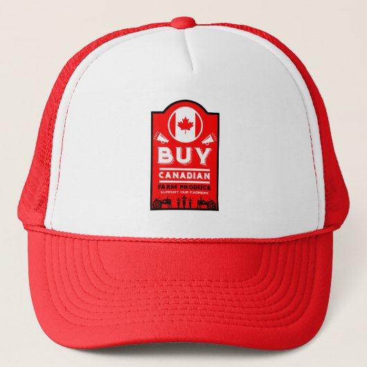 Steun Canadese Boeren Trucker Pet (Voorkant)