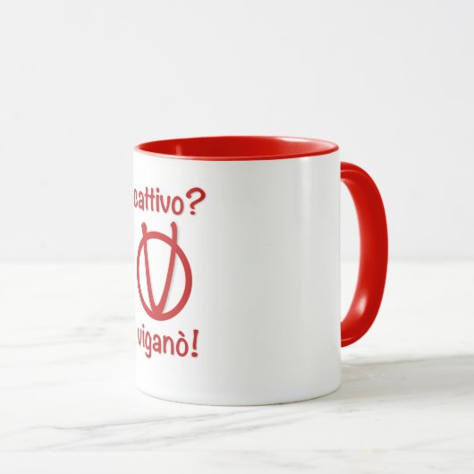 Steun Carlo Maria Viganò! Mok (Voorkant rechts)