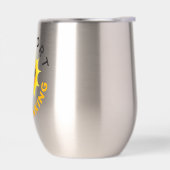 Steun Dag Drinken Stamless Wijn Tumbler – Grappig (Links)