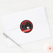 Steun de ALF! Ronde Sticker (Envelop)