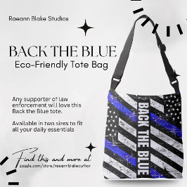 Steun de Blauwe Tote Crossbody Tas