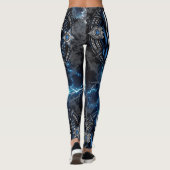 Steun de Blauwe Wetshandhavingsleggings Leggings (Achterkant)