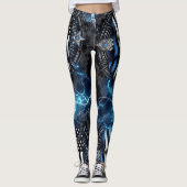 Steun de Blauwe Wetshandhavingsleggings Leggings (Voorkant)