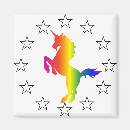 Steun de Eenhoornpartij: Eenhoorns voor het Congre Magneet (Voorkant)