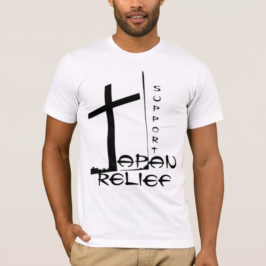STEUN DE JAPANSE HULP T-SHIRT (Voorkant)