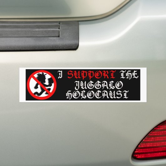 Steun de JH! Bumpersticker (Op auto)