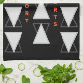 STEUN DE KUNSTEN THEEDOEK (Gevouwen)