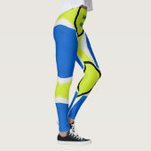 Steun de nationale kleuren van Oekraïne Leggings (Rechts)