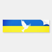 Steun de Oekraïense Bumperstickers Peace Dove (Voorkant)