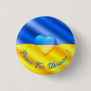 Steun de Oekraïense Button Vrede onder Oekraïense 