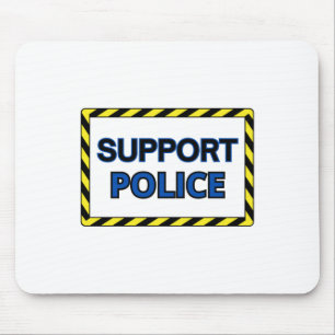Steun de Politie Sticker2 Muismat