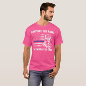 Steun de poten die de wetten handhaven Blue Line K T-shirt (Voorkant volledig)