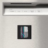 Steun de Preventie van Zelfmoord Amerikaanse Vlag Magneet (Insitu (Vaatwasser))