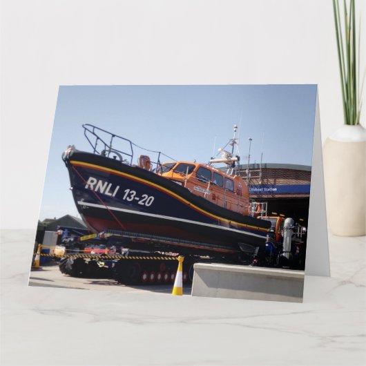 Steun de RNLI Kaart (Voorkant)